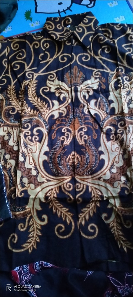 Batik Couple Keluarga Sania Ruffle Ori Ndoro Jowi Dnt Kujang Kuning