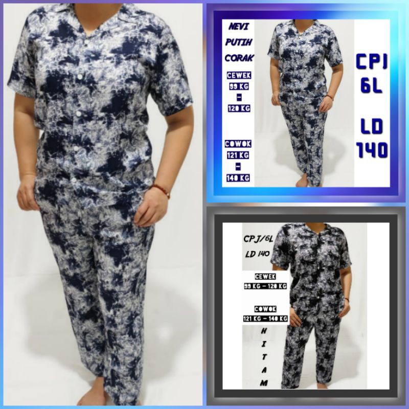 ONE SET RAYON VISCOSE DAILY SET SETELAN PAJAMAS