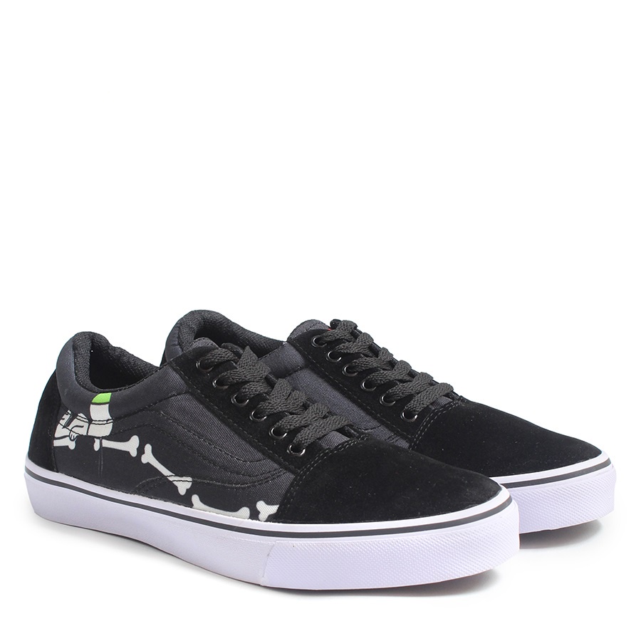 Sepatu Sneakers Pria Vans Old skhool Motif 3D Sepatu Sneakers Kets + BOX Terlaris