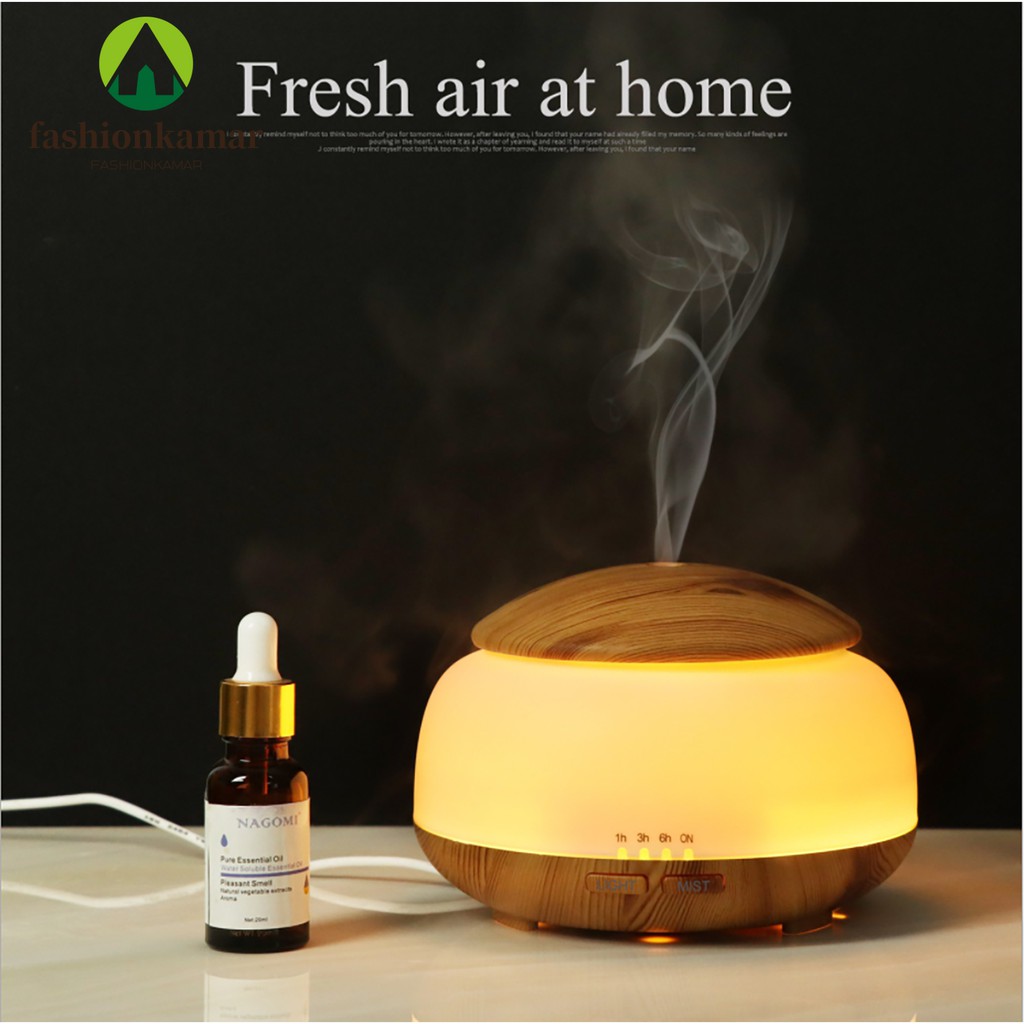 Humidifier Air 300ML Aromaterapi Difuser Dengan Remote Model Jamur (TIDAK FREE OIL)
