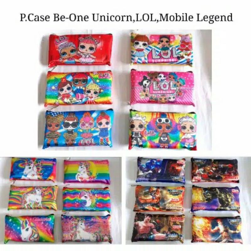 

Kotak Pensil Unicorn, LOL, Mobile Legend