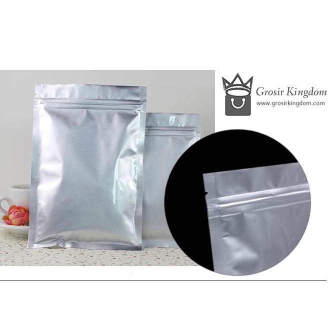 A 6X11| Kantong Zipper Ziplock Kantong Zipper Alumunium, Kantong Kopi