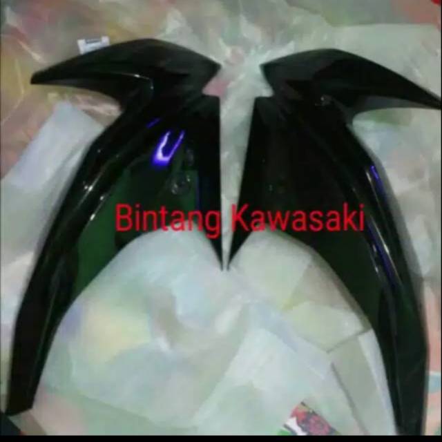 Fairing coak ninja rr new fairing sayap body atas coak ninja rr new hitam original Kawasaki