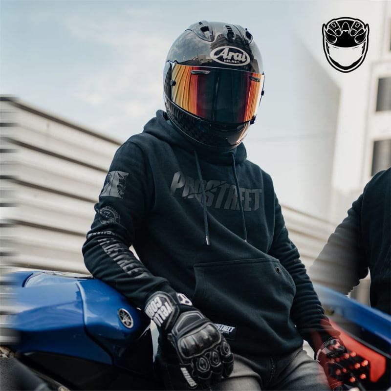 SWEATER HOODIE PROSTREET BLACK EDITION - HOODIE PROSTREET X TREME RIDER