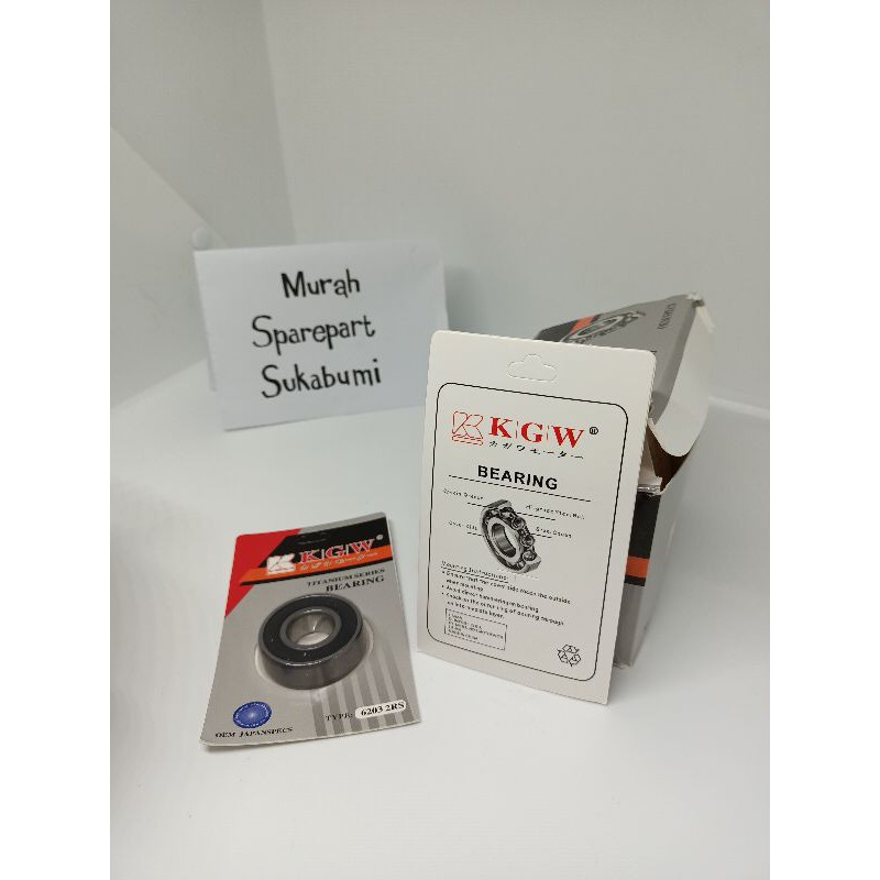 LAHER / BEARING RODA MOTOR 6203 2RS MERK KAGAWA DIJUAL PER DUS ISI 10PC TIDAK BISA BUKA DUS