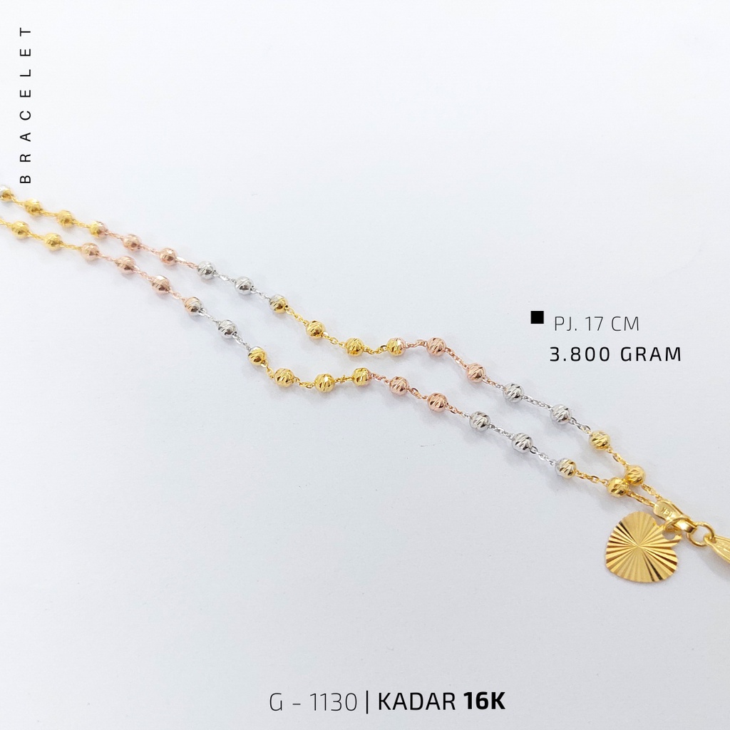 GELANG JEDAR 2 LAYER VARIASI 3 WARNA FASHION WANITA