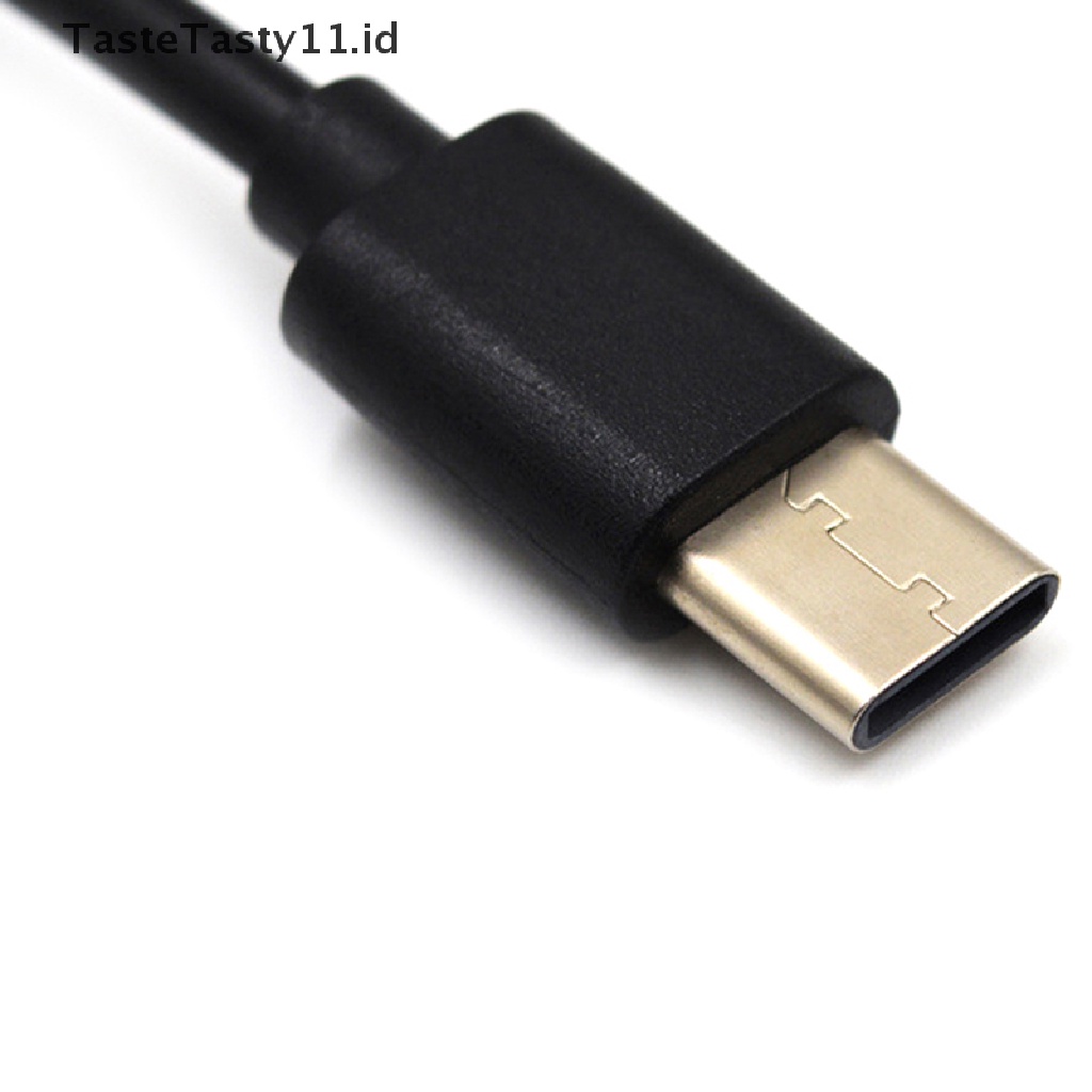 Kabel Adapter Konverter Data Sync OTG USB 3.1 Tipe C Male Ke USB Female Bahan Metal