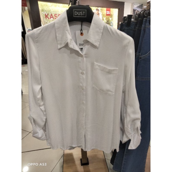 KEMEJA PUTIH DUST JEANS ORIGINAL 100%