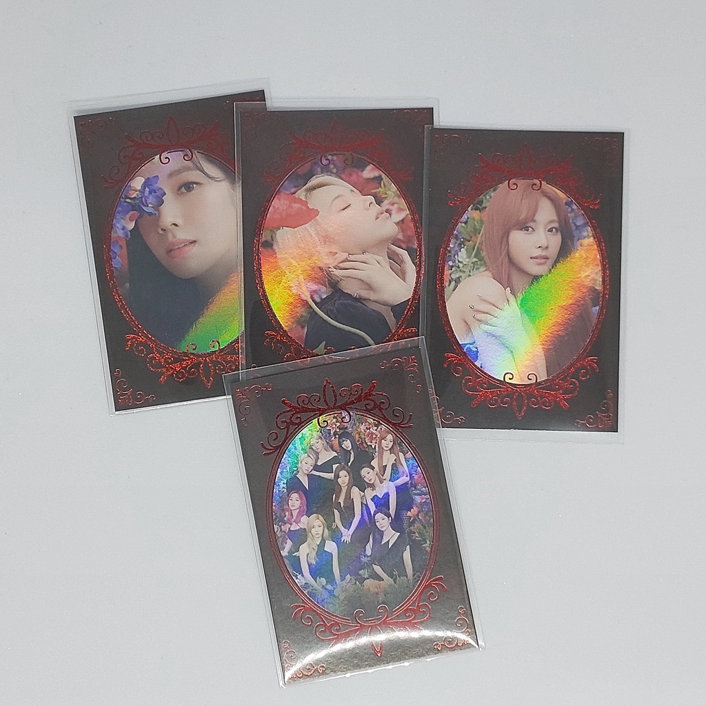 Photocard shiny frame album TWICE - Eyes wide open (DAHYUN, CHAEYOUNG, TZUYU, GROUP) PC