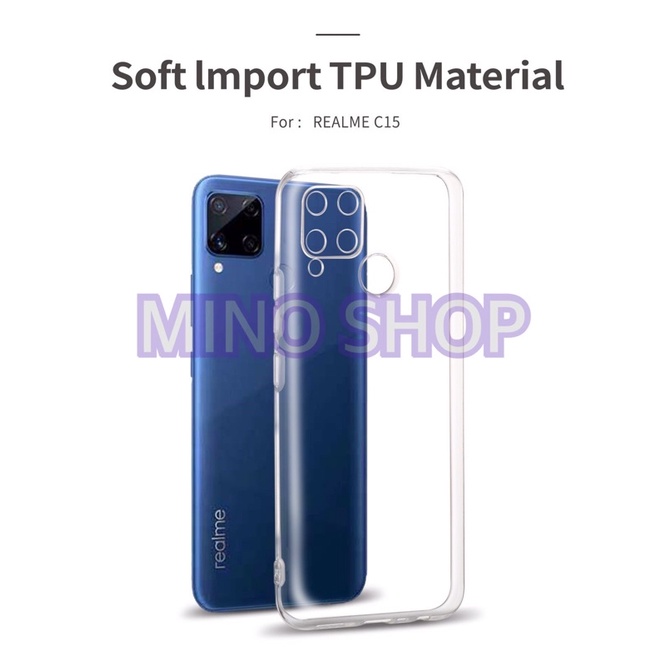 SOFTCASE TRANSPARAN REALME C15 PREMIUM CLEAR SOFT CASE