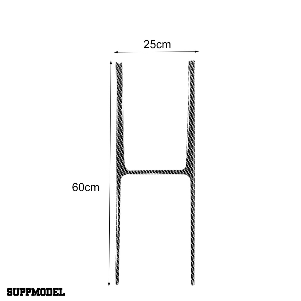 Smodel Stiker Konsol Tengah Mobil Anti Gores Bahan Carbon Fiber Untuk Jaguar F-Pace X761