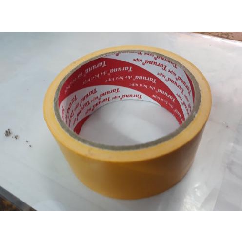 

Lakban kain kuning yellow 2 inch x 7 meter /cloth tape 44 mm x 7 meter
