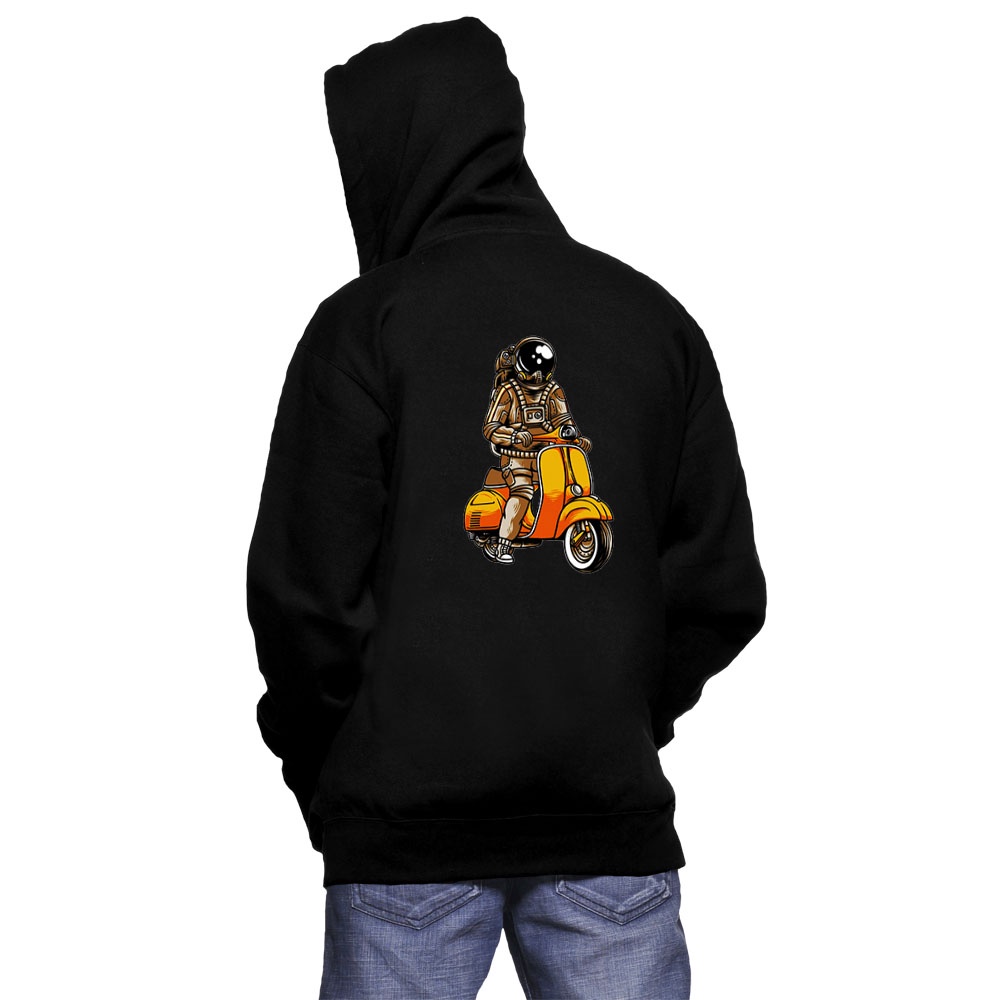 jaket sweater hoodie jumper vespa astronot terlaris