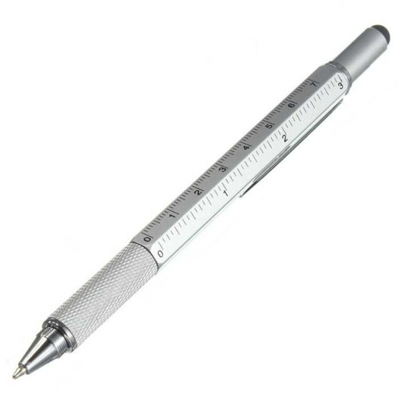 

Pena Multifungsi Stylus + Penggaris + Level + Obeng
