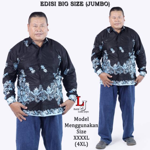 KEMEJA BATIK LUKOJOYO XXXL 4XL 5XL - SERAGAM BATIK LUKOJOYO - ATASAN PRIA