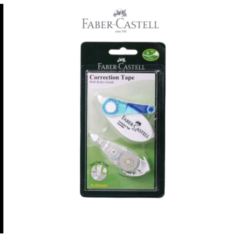 

TIPE-X FABER-CASTELL 506/ TIP EX CORRECTION TAPE FABER-CASTELL 506 + REFILL