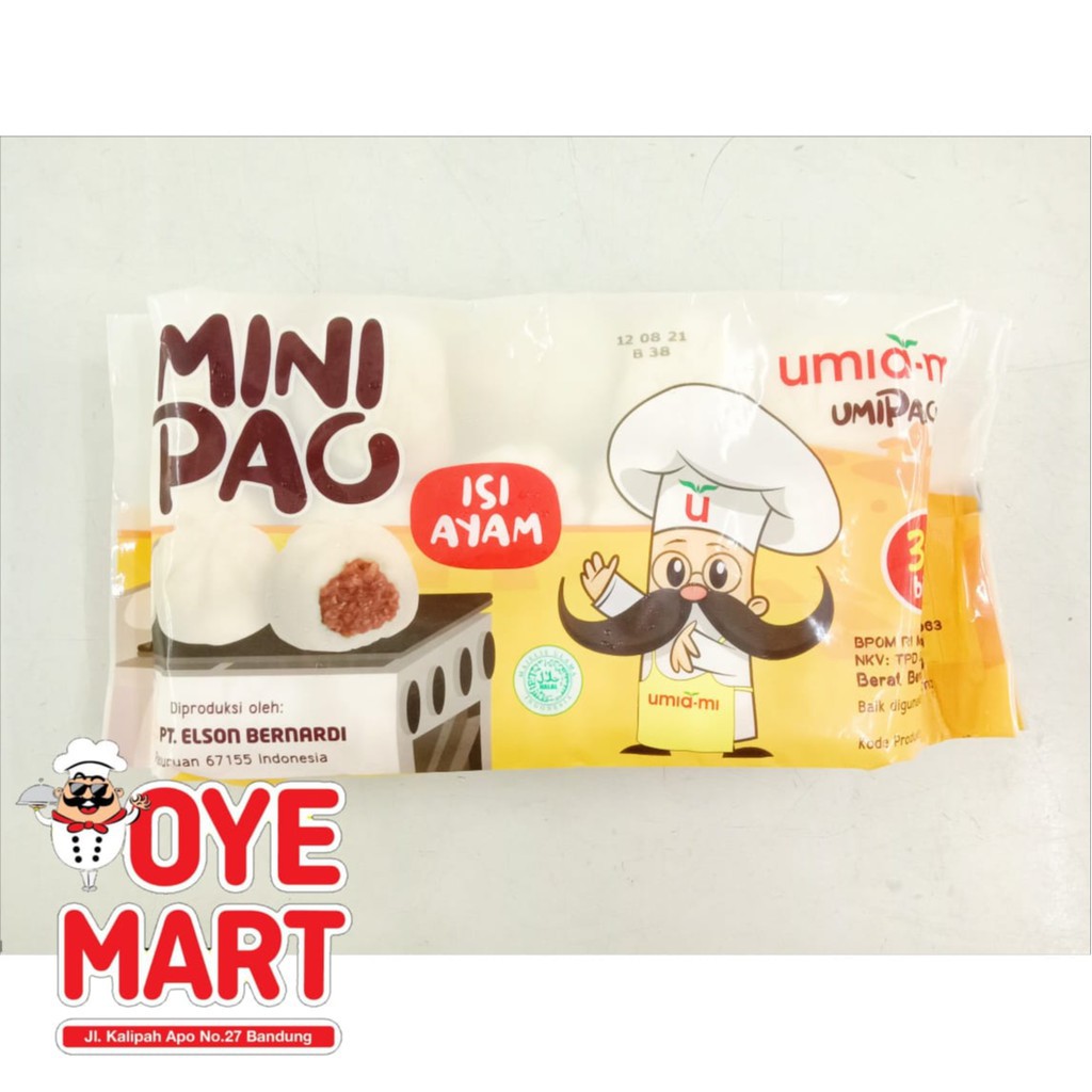 UMIAMI MINIPAO RASA AYAM 480GR ISI 30/MINIPAO AYAM