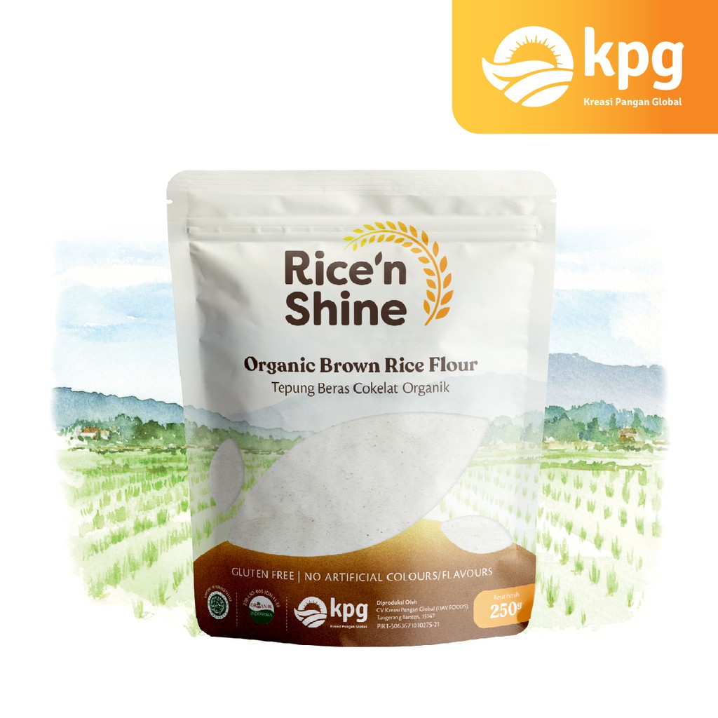 

Rice 'n Shine Tepung Beras Cokelat Organik - 250 g