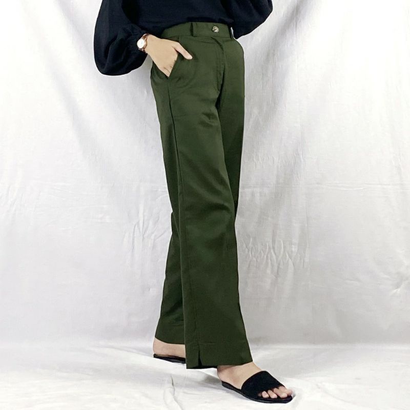 Celana Mirabella slit pants big size jumbo (L4-L7)