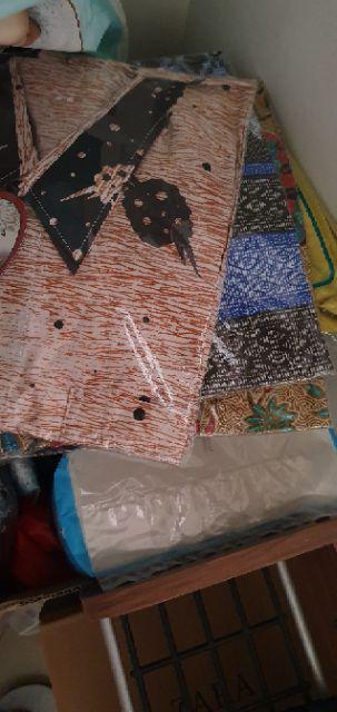 Bswart Batik Hrb026 Kenongo Hem Pendek Padi Pekalongan M L Xl Batik Pria Murah Modern Grosir