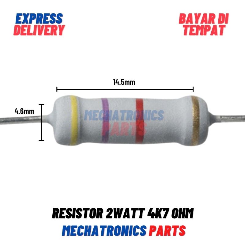 [PAS-9213] RESISTOR 2WATT 4K7OHM