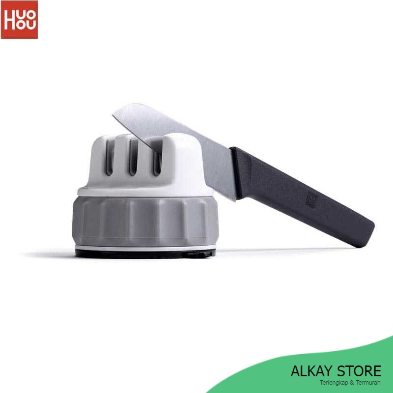 

Huohou Pengasah Pisau Knife Sharpener Whetstone 3 Grinding - HU0066 Alkay Store