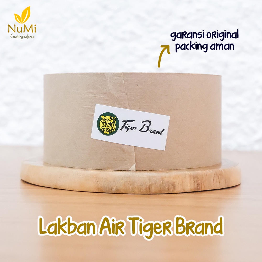 1x ROLL Lakban Air 2 inci x 100m gummed paper craft tape - Tiger brand