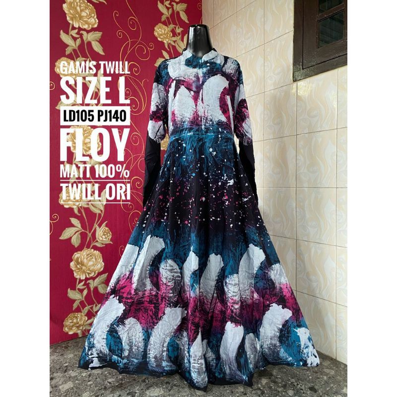Gamis twill ori size L