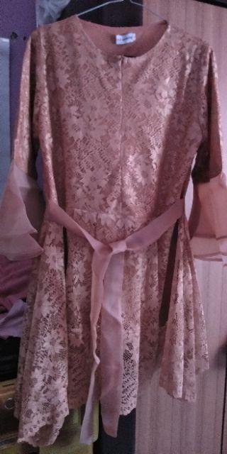 Couple Laluna Caramel Mendung/kebaya/batik