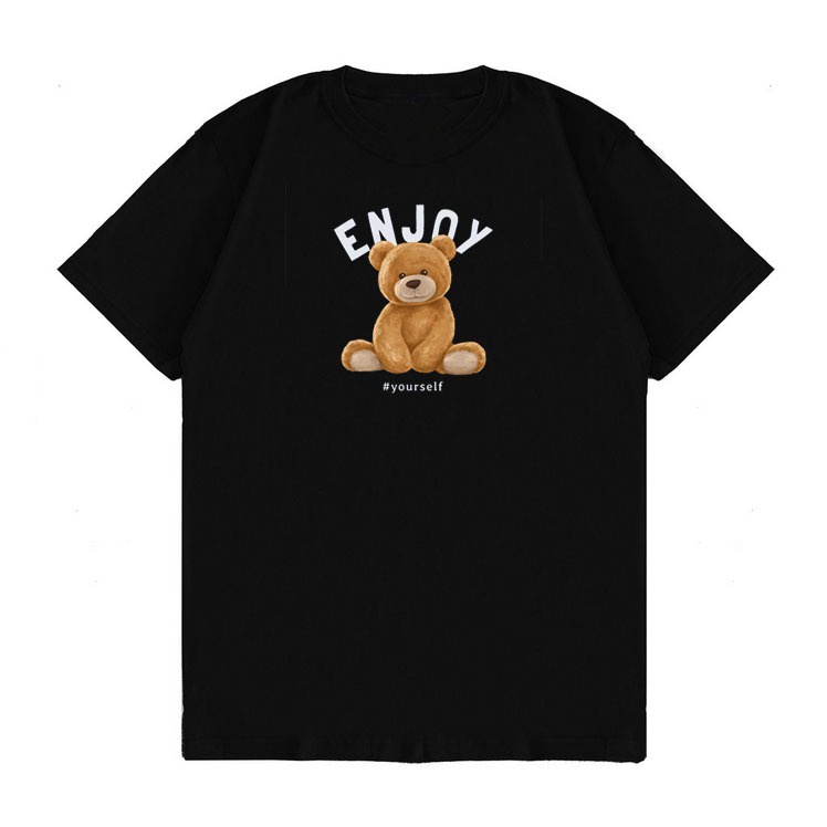 KAOS OVERSIZE BEAR ENJOY T-SHIRT