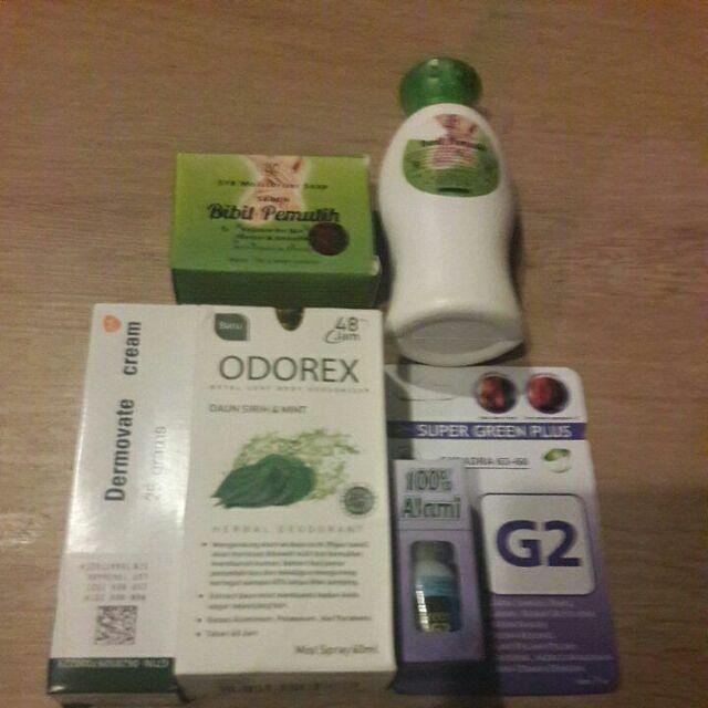 (green Plus Biru) Super Green Plus Obat Gatal Dan Alergi Tanpa Original