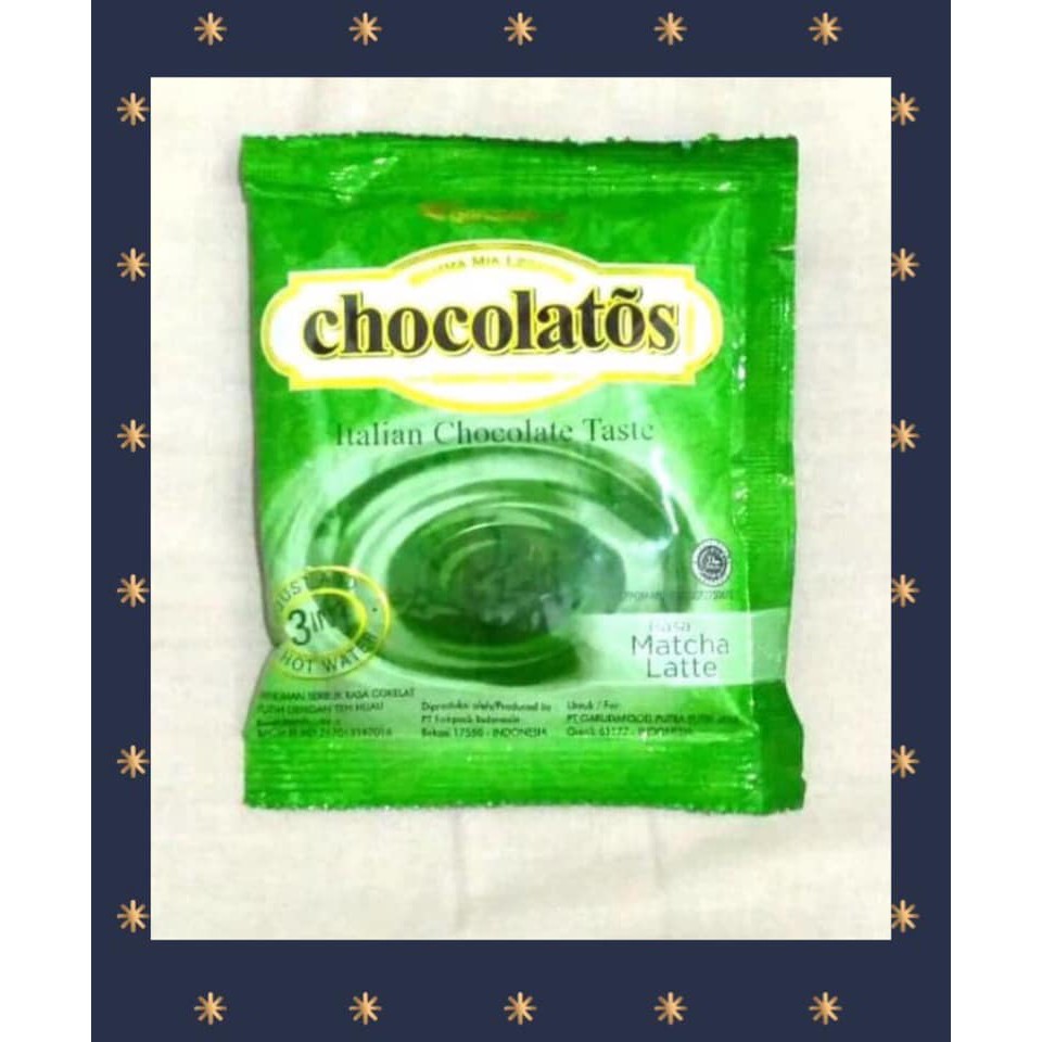 

Chocolatos Matcha drink 10 sachet