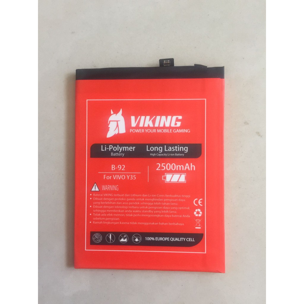 Baterai Viking 2500mAh Vivo Y35  B-92 1ICP4-61-82 Batre Batere Baterei DOUBLE POWER