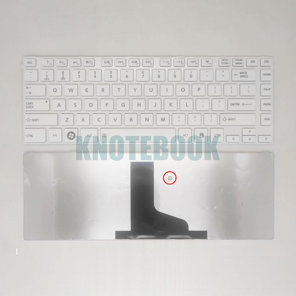 Keyboard Toshiba Satellite L800 L805 L830 L840 L845 L845D White
