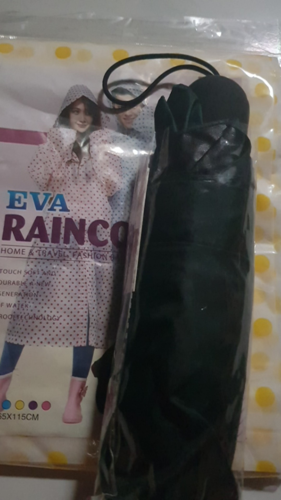 Jktumbrella / Payung Lipat 5 Polos Warna / Mini / Dompet / Lapis Hitam / Grc - 503