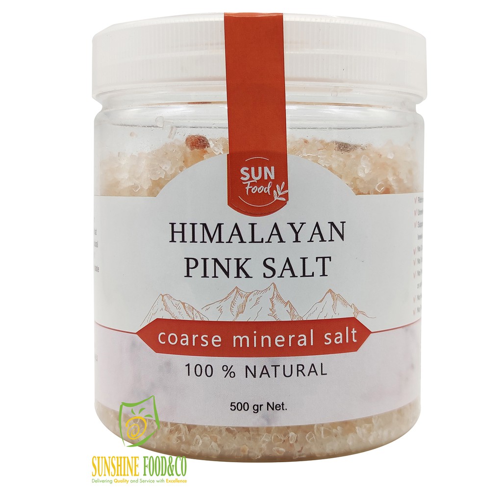 

Himalayan Pink Salt 500gr Coarse Texture