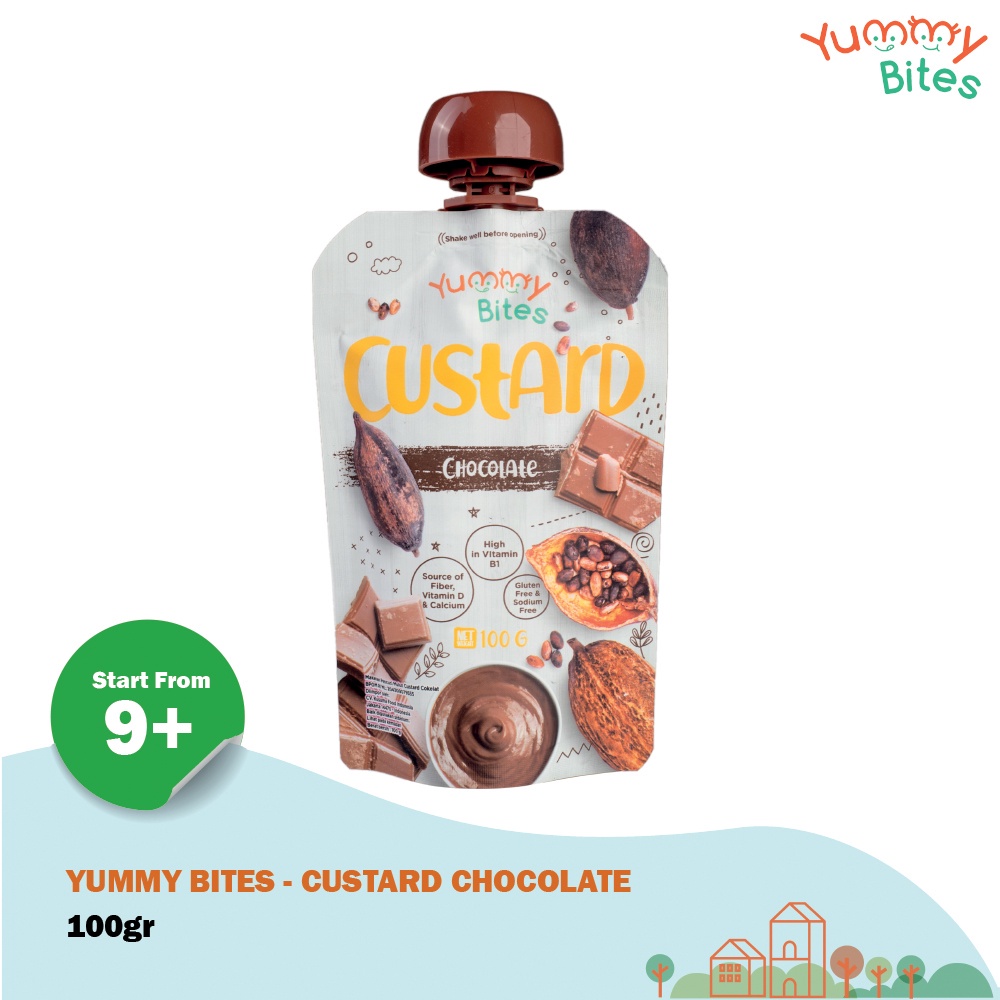 YUMMY BITES CUSTARD CHOCOLATE 100GR