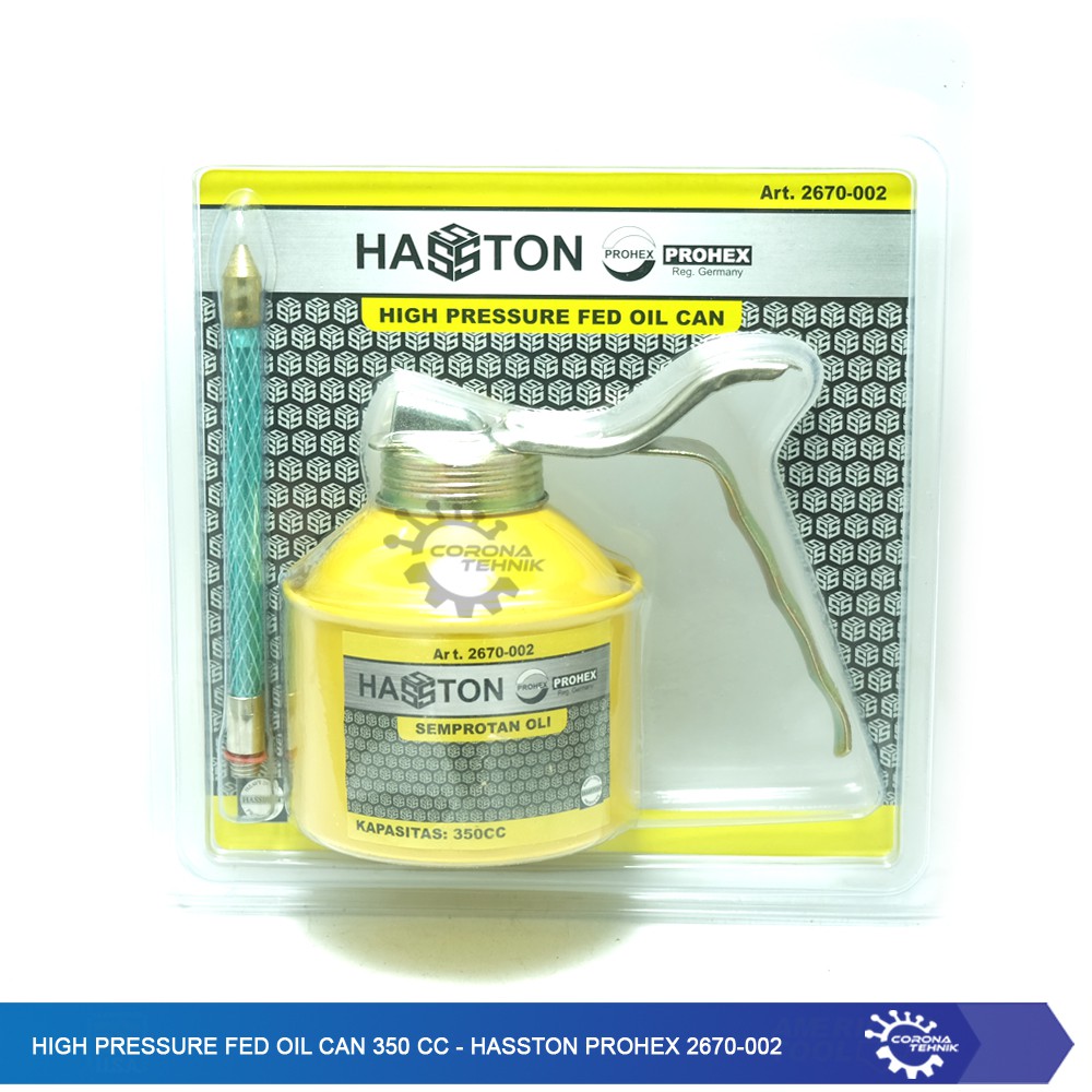 High Pressure Fed Oil Can 350 cc - Hasston Prohex 2670-002