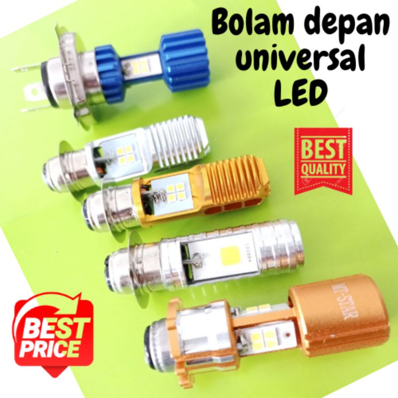 lampu depan bohlam all motor LED variasi universal h6 vario scoppy mio pcx N-Max beat mio