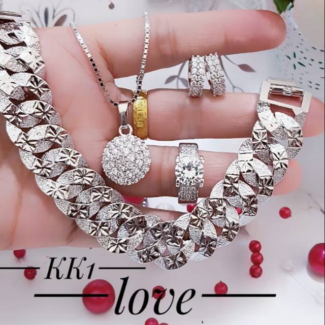 Set gelang cincin kalung xuping