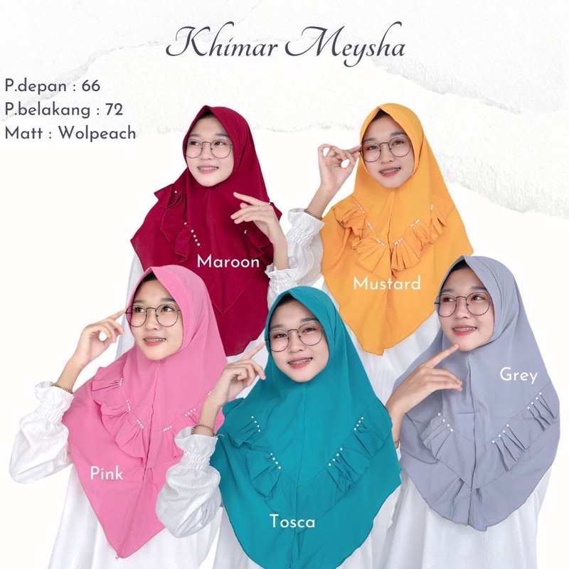 Meysha hijab mutiara best seller /hijab jilbab best seller