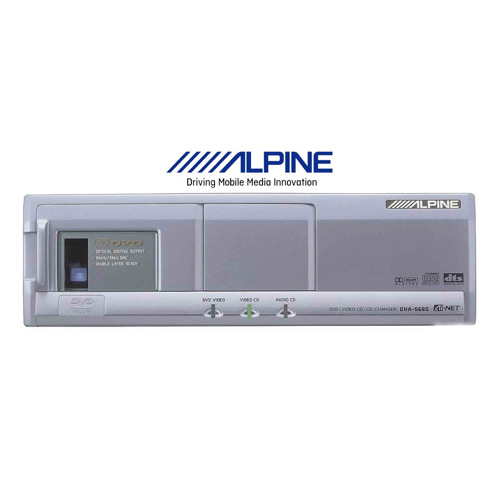 Alpine DHA-S680E CD VCD DVD Disc Changer 6 Keping Digital DTS