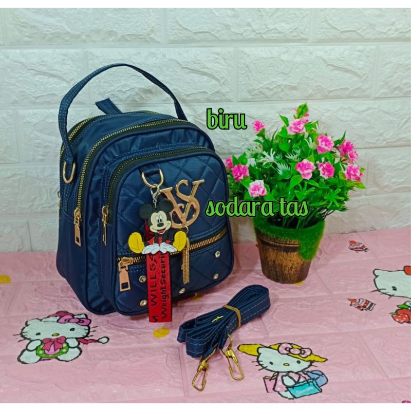 RANSEL VIDIA STYEL RUMBAI 3In1 Uk 18x16Cm