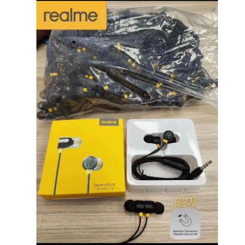 Headset Realme Buds Original RMA 101 Magnetic