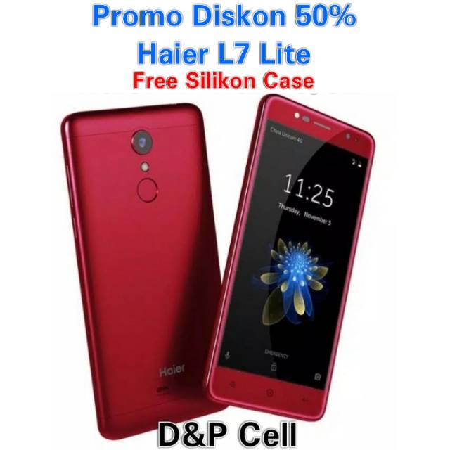 Promo Haier L7 Lite Bonus Silikon Case
