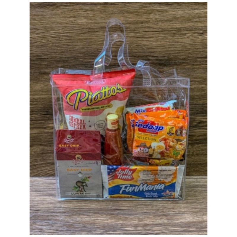 TAS PLASTIK MIKA TRANSPARAN