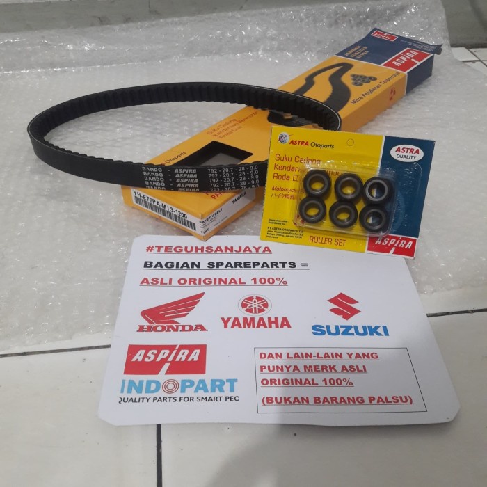 Van Belt V-Belt V Belt Set + Roller - Mio M3 Mio Z 125 Asli ASPIRA