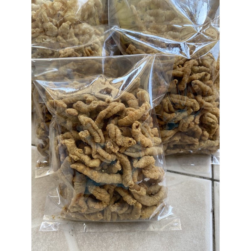 

keripik usus renyah dan gurih