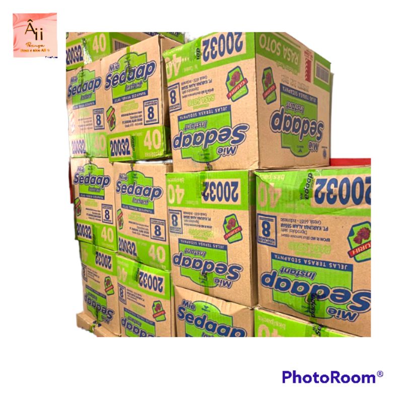 

1karton mie sedaap kuah rasa soto isi 40 pcs mie instan