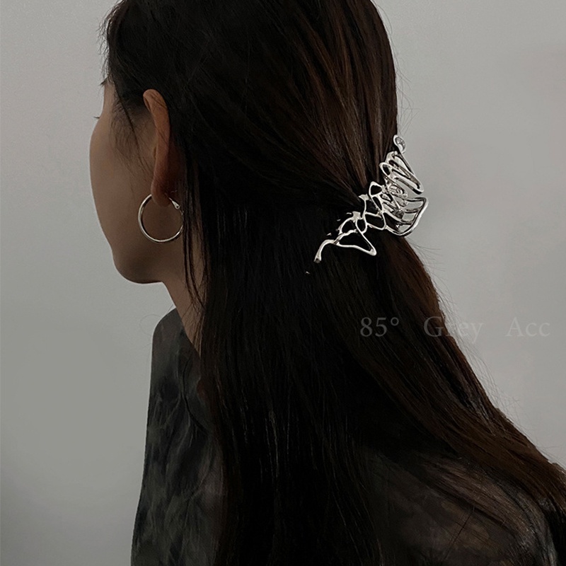 Jepit Rambut Artistik Trendy Bahan Metal Untuk Wanita